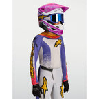 Alpinestars Youth Fluid DRAG MX Gear Set (Light Lilac/Blue Iris/Gold)