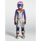 Alpinestars Youth Fluid DRAG MX Gear Set (Light Lilac/Blue Iris/Gold)
