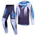 Alpinestars Youth Fluid DRAG MX Gear Set (Graystone/Light Lilac/UCLA Blue)
