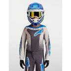 Alpinestars Youth Fluid DRAG MX Gear Set (Graystone/Light Lilac/UCLA Blue)