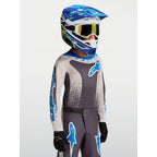 Alpinestars Youth Fluid DRAG MX Jersey (Graystone/Light Lilac/UCLA Blue)