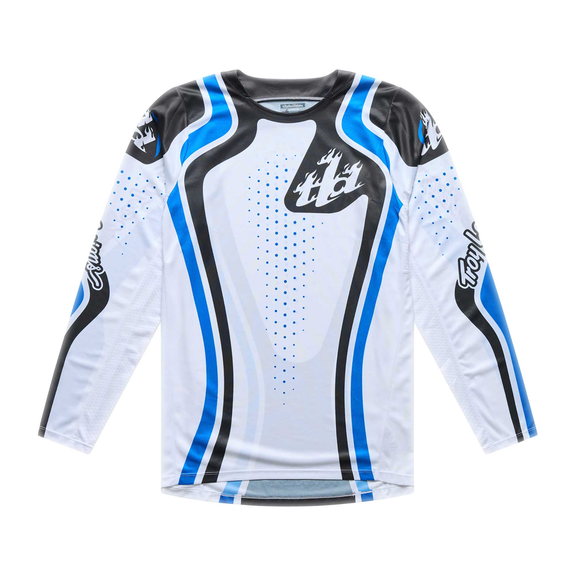 Troy Lee Designs MX | SX Jersey & Pant Kit Deal GP PRO ROLLER (White / Blue)