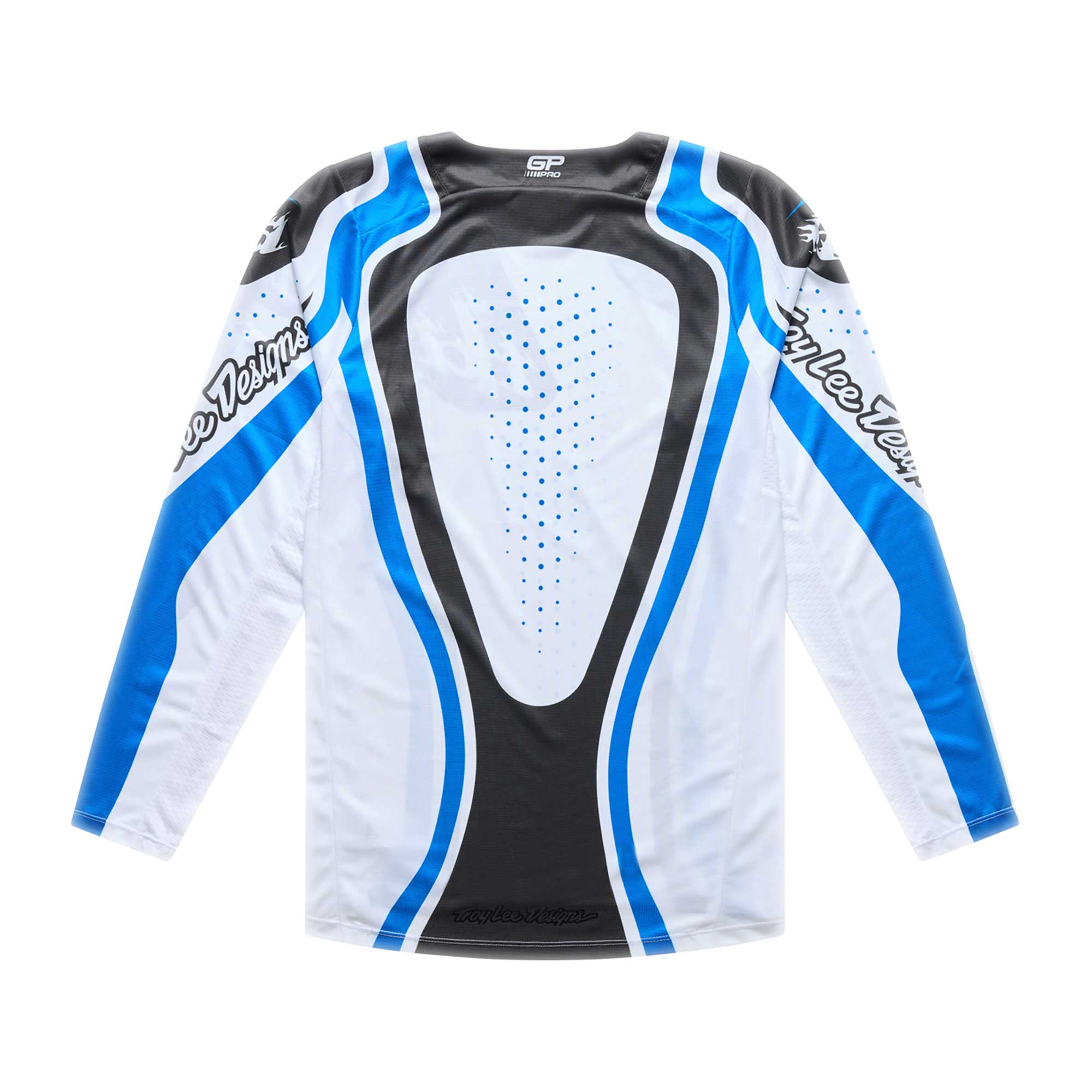 Troy Lee Designs MX | SX Jersey & Pant Kit Deal GP PRO ROLLER (White / Blue)