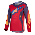 Alpinestars Youth Fluid HUNT MX Gear Set (Fire Red/Graystone/Hot Coral)
