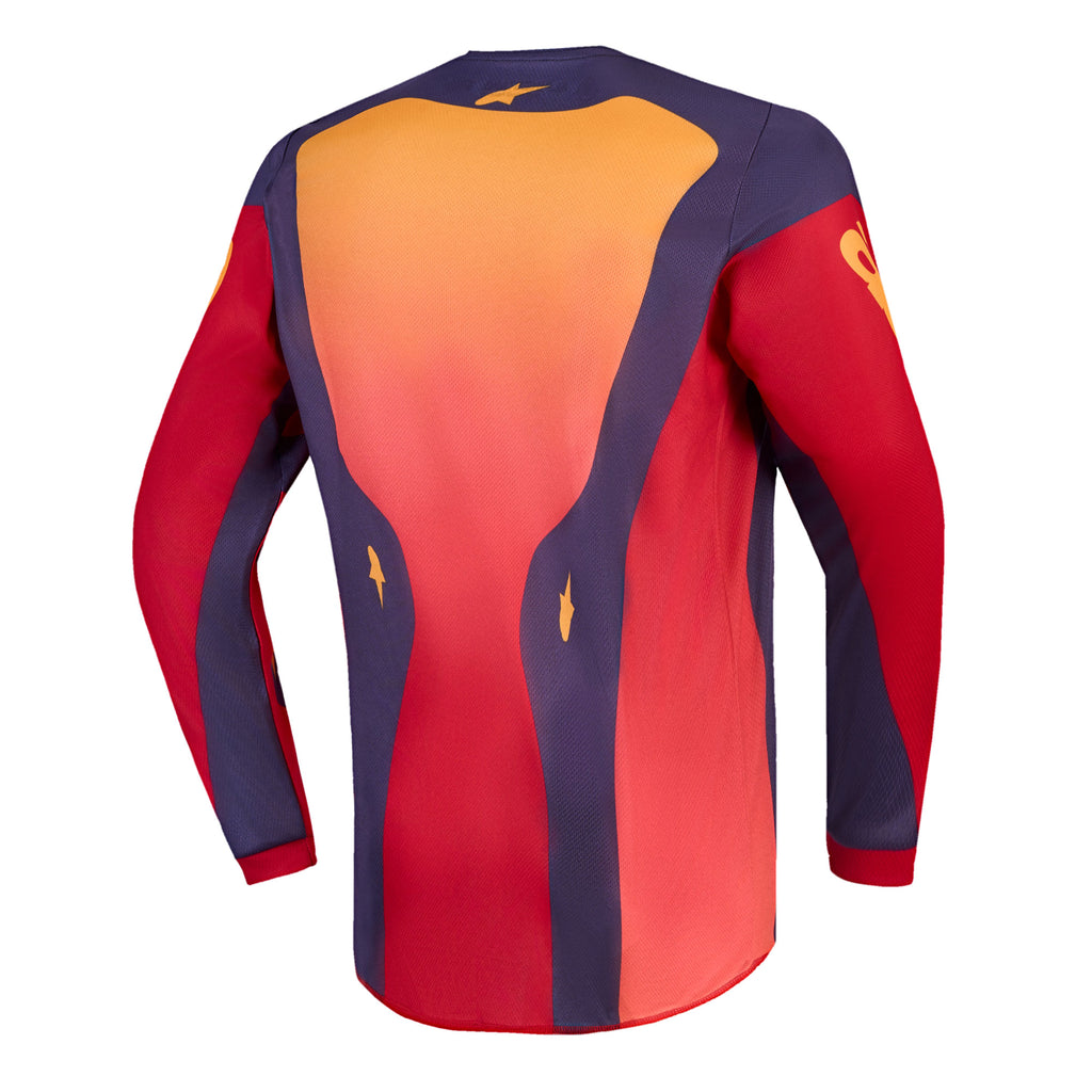 Alpinestars Youth Fluid HUNT MX Gear Set (Fire Red/Graystone/Hot Coral)