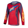 Alpinestars Youth Fluid HUNT MX Jersey (Fire Red/Graystone/Hot Coral)