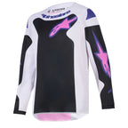 Alpinestars (MX26) Youth MX Jersey - Fluid GRID (Black/Light Grey/Purple)