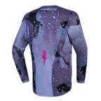 Alpinestars Youth Fluid LONE MX Gear Set (Grey Camo/Purple)