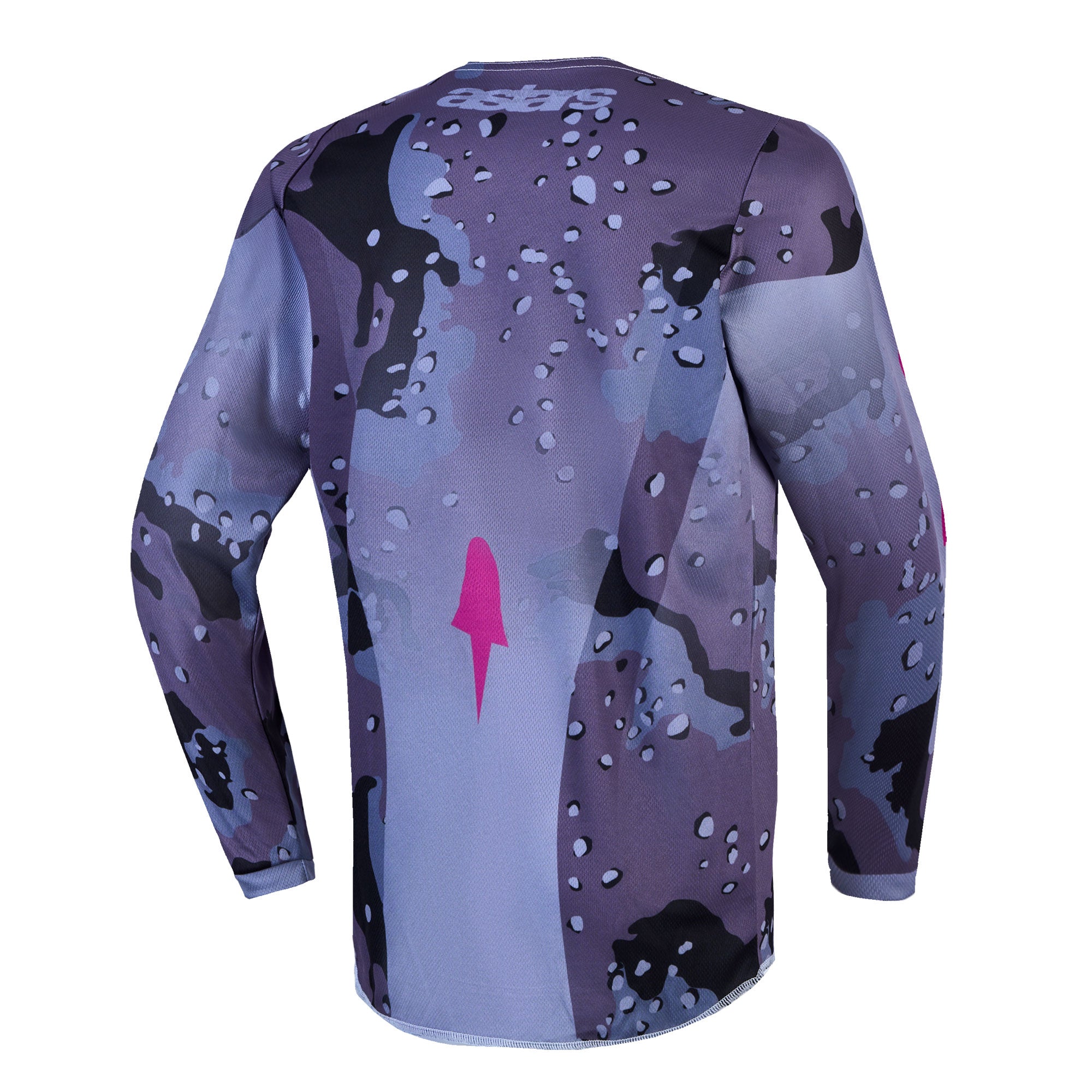 Alpinestars Youth Fluid LONE MX Gear Set (Grey Camo/Purple)