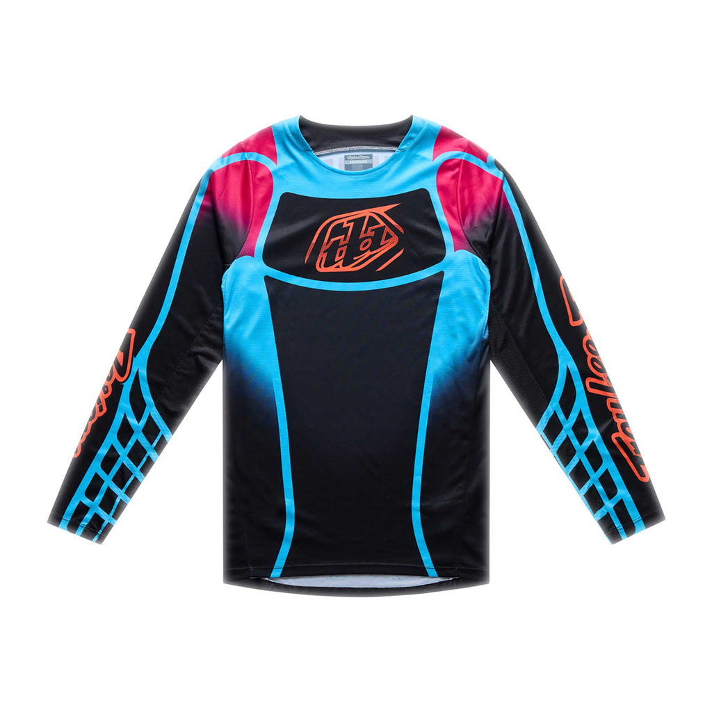 Troy Lee Designs MX | SX Jersey & Pant Kit Deal GP PRO FRAMEWORK (Black / Cyan)