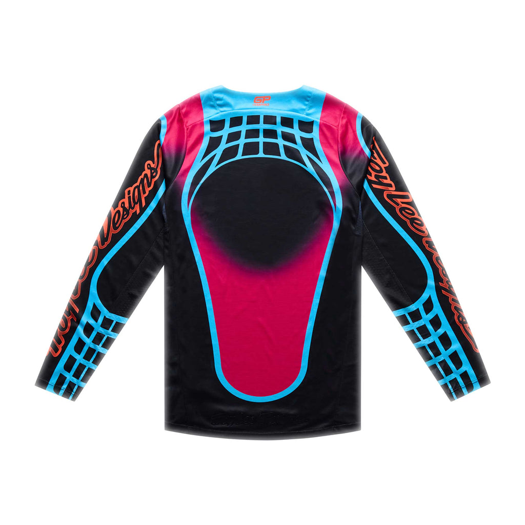 Troy Lee Designs MX | SX Jersey & Pant Kit Deal GP PRO FRAMEWORK (Black / Cyan)