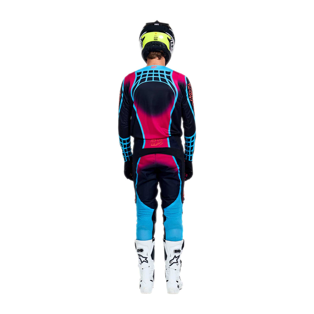 Troy Lee Designs MX | SX Jersey & Pant Kit Deal GP PRO FRAMEWORK (Black / Cyan)