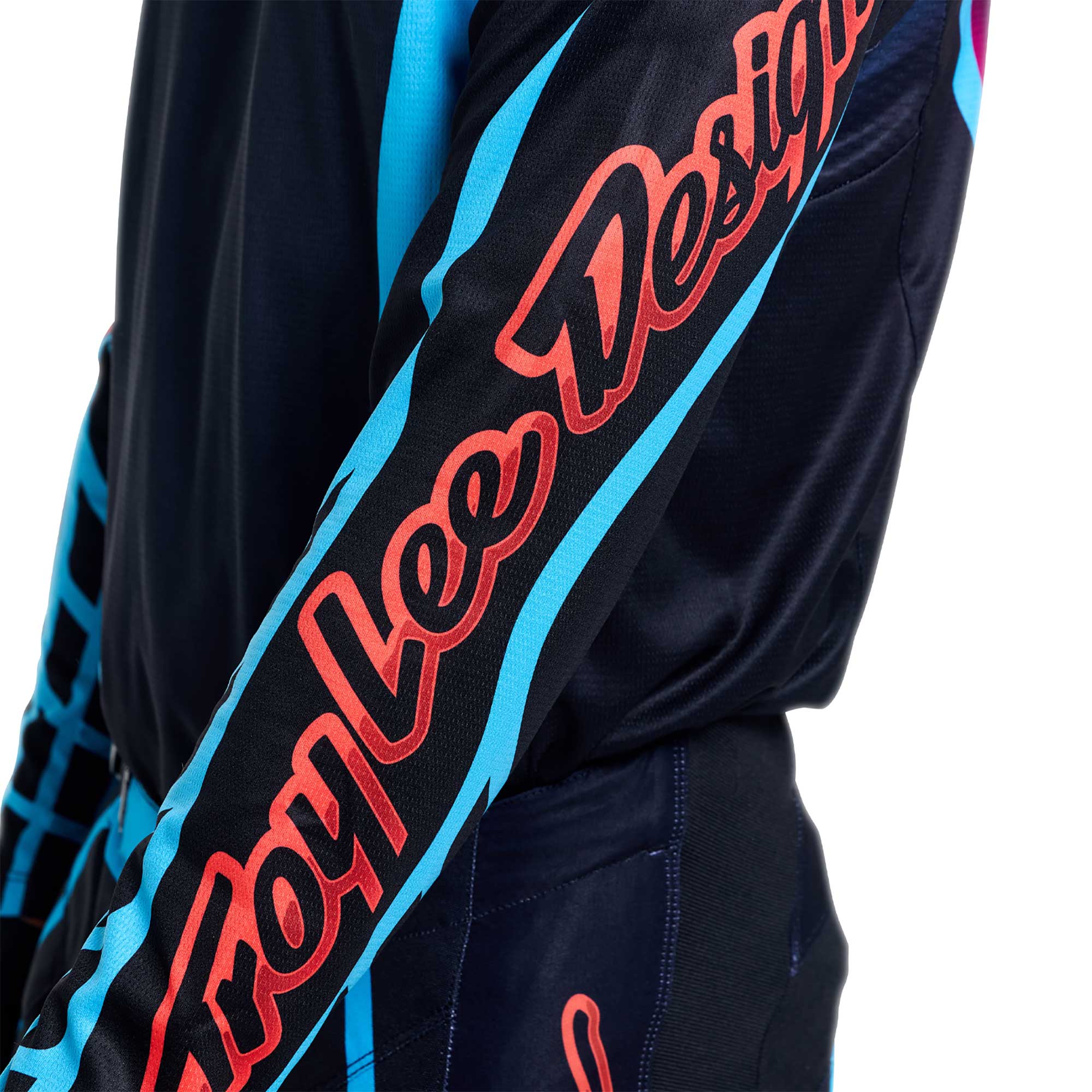 Troy Lee Designs MX | SX Jersey & Pant Kit Deal GP PRO FRAMEWORK (Black / Cyan)