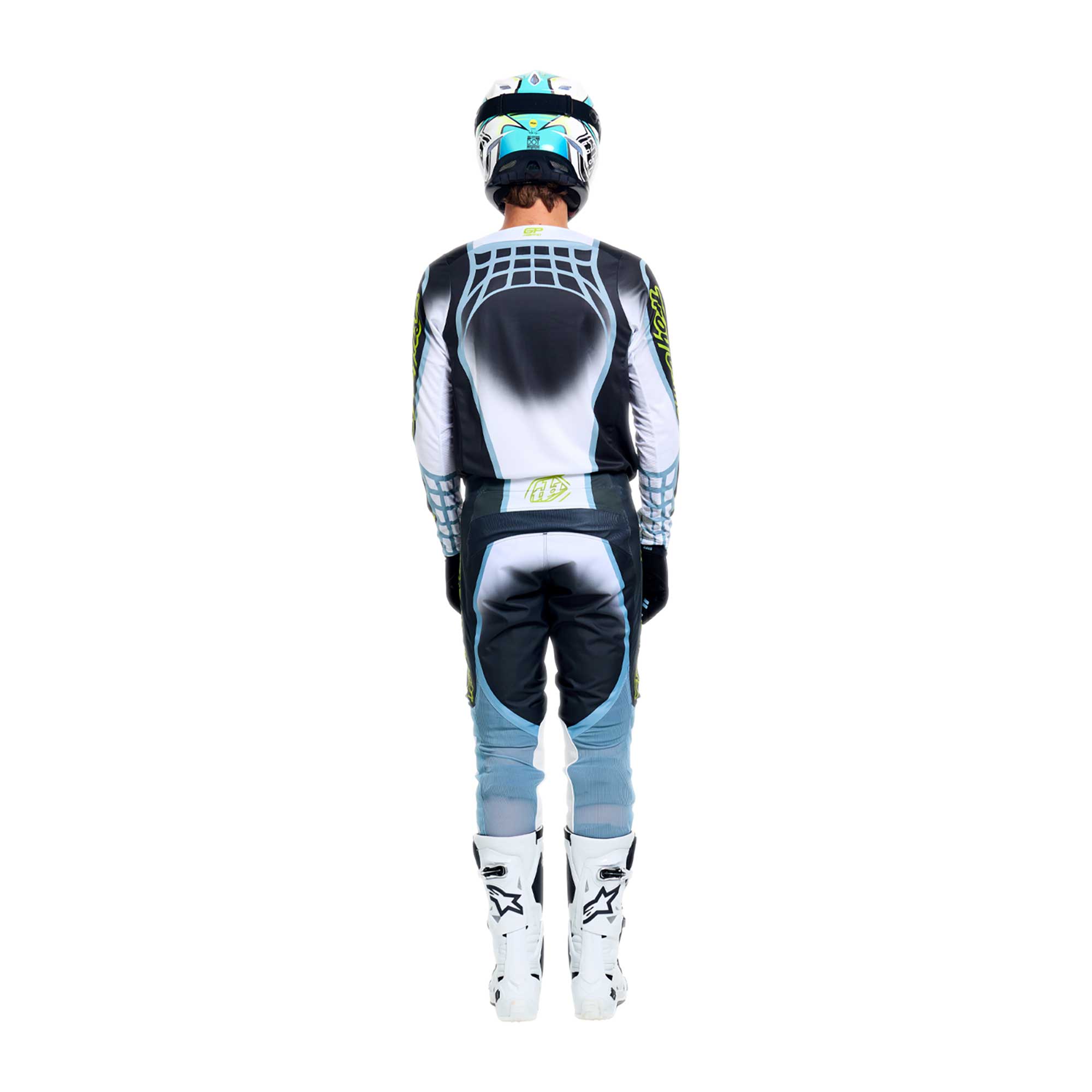 Troy Lee Designs MX | SX Jersey & Pant Kit Deal GP PRO FRAMEWORK (Carbon / Gray)