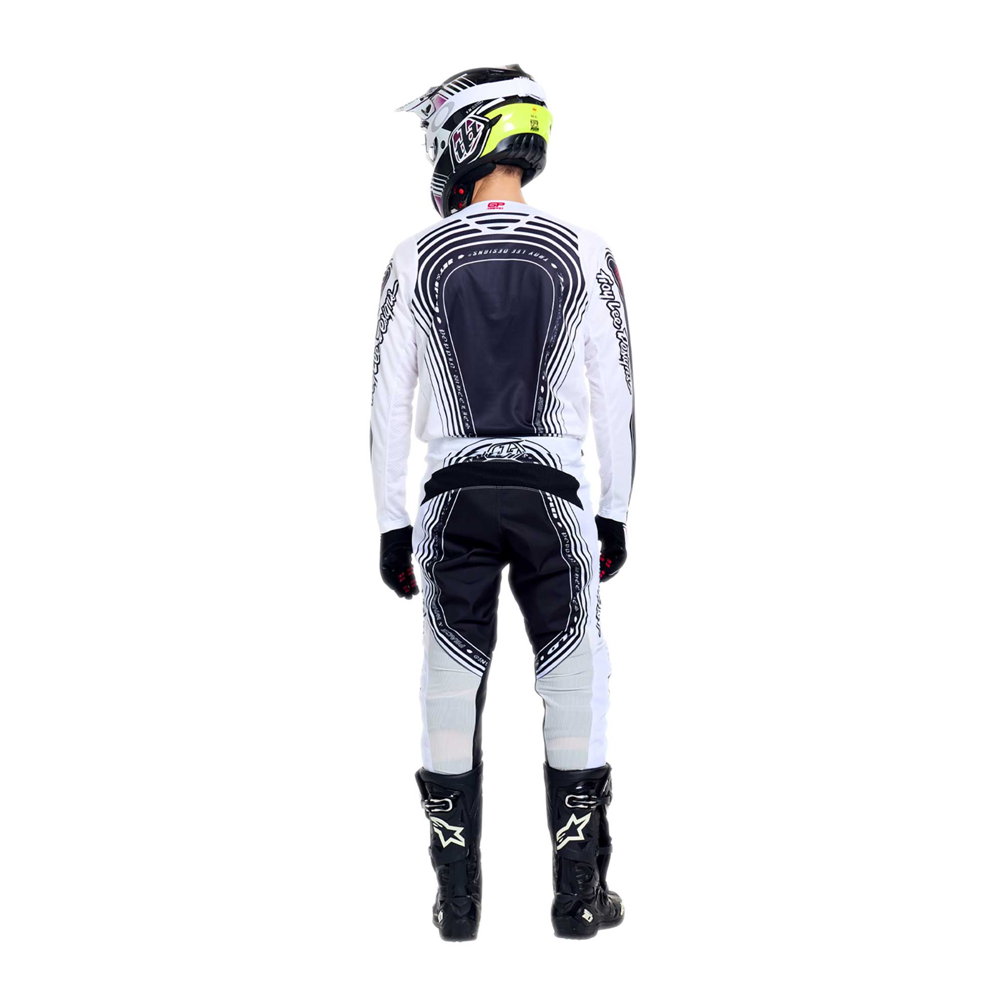 Troy Lee Designs MX | SX Jersey & Pant Kit Deal GP PRO STREAMLINE (Black / White)