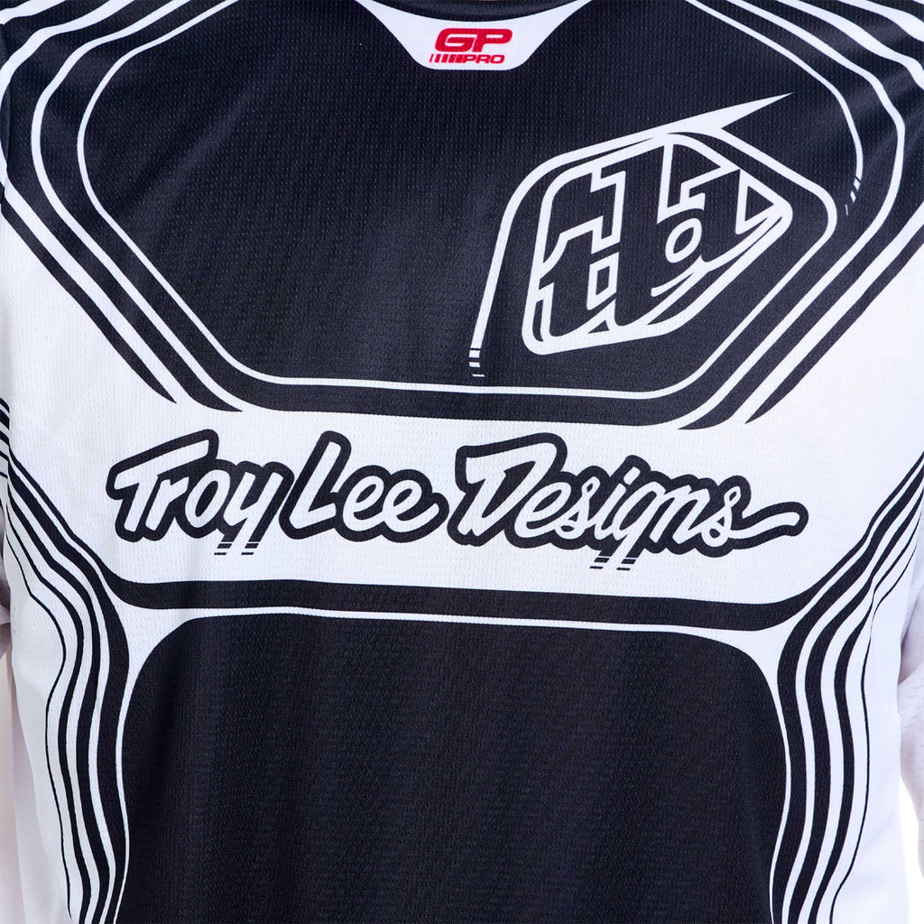Troy Lee Designs MX | SX Jersey & Pant Kit Deal GP PRO STREAMLINE (Black / White)