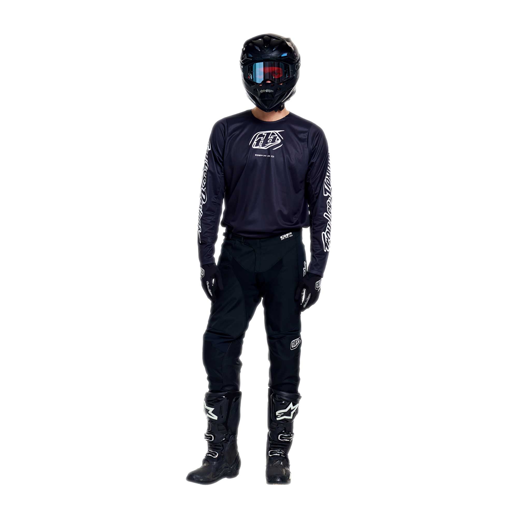 Troy Lee Designs MX | SX Jersey & Pant Kit Deal GP PRO BADGE (Black)
