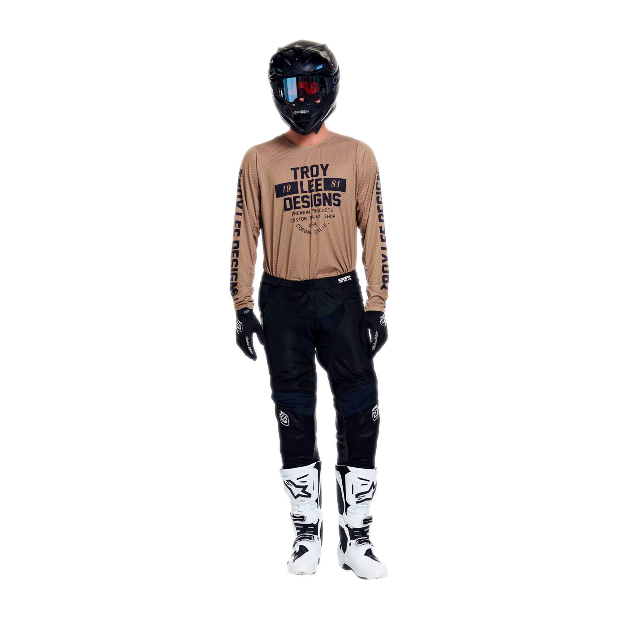 Troy Lee Designs MX | SX Jersey & Pant Kit Deal GP PRO AIR SEAL (Sienna / Black)