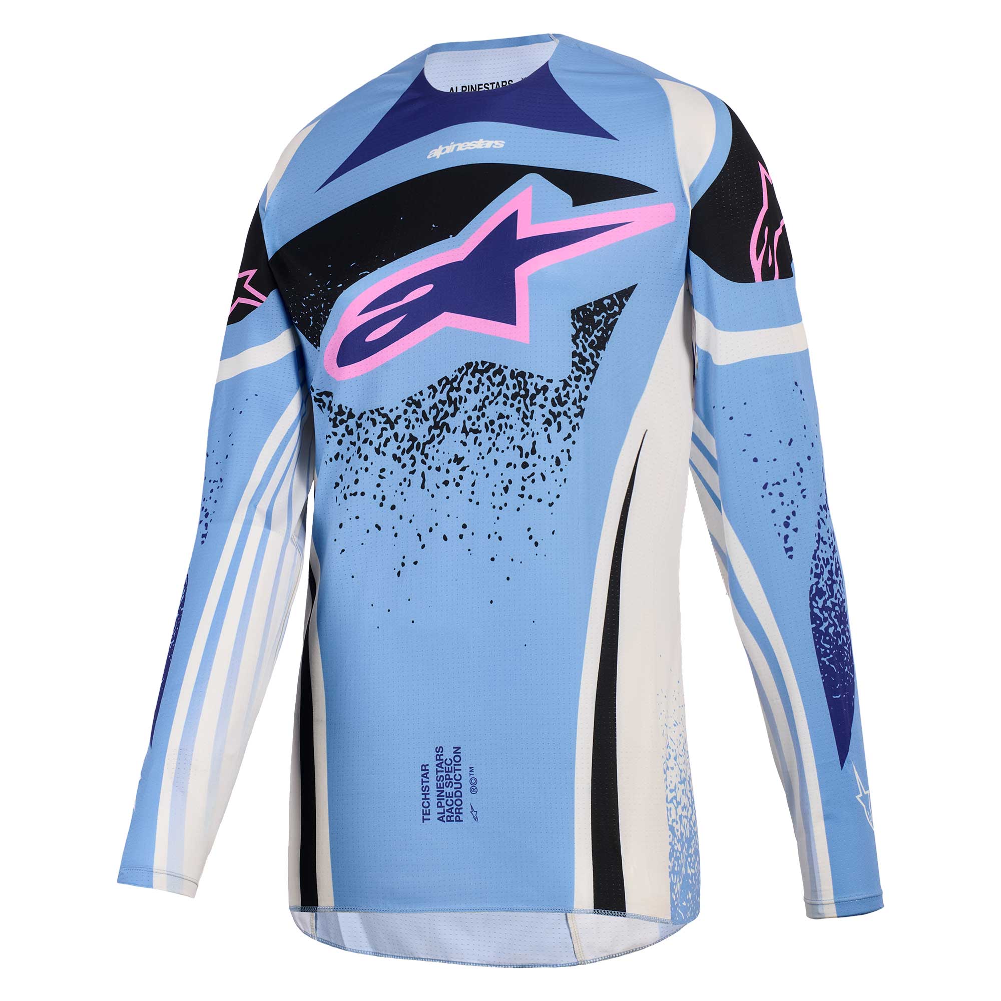 Alpinestars Women's MX Jersey & Pant Kit Deal - Stella TechStar NOMUR (Light Blue/Off White/Black)