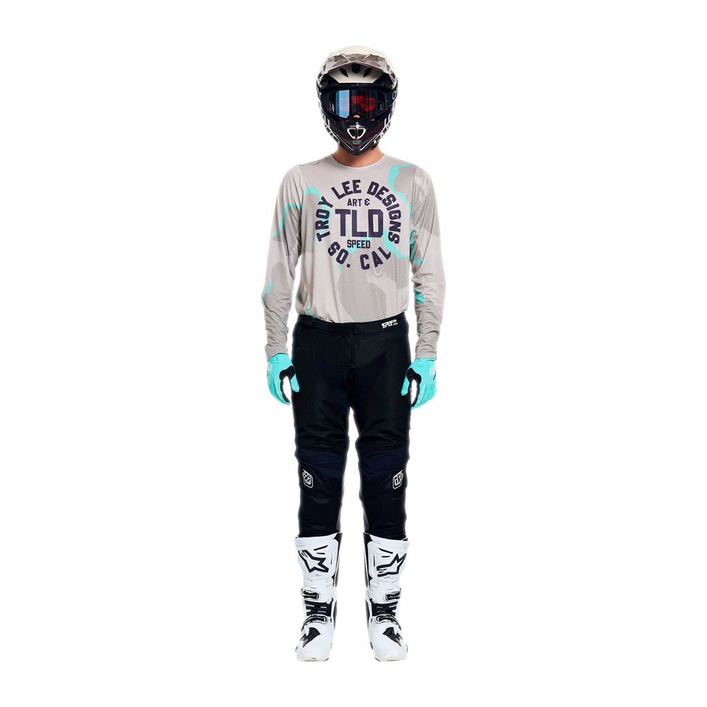 Troy Lee Designs MX | SX Jersey & Pant Kit Deal GP PRO AIR CAMO (Aqua Desert / Black)