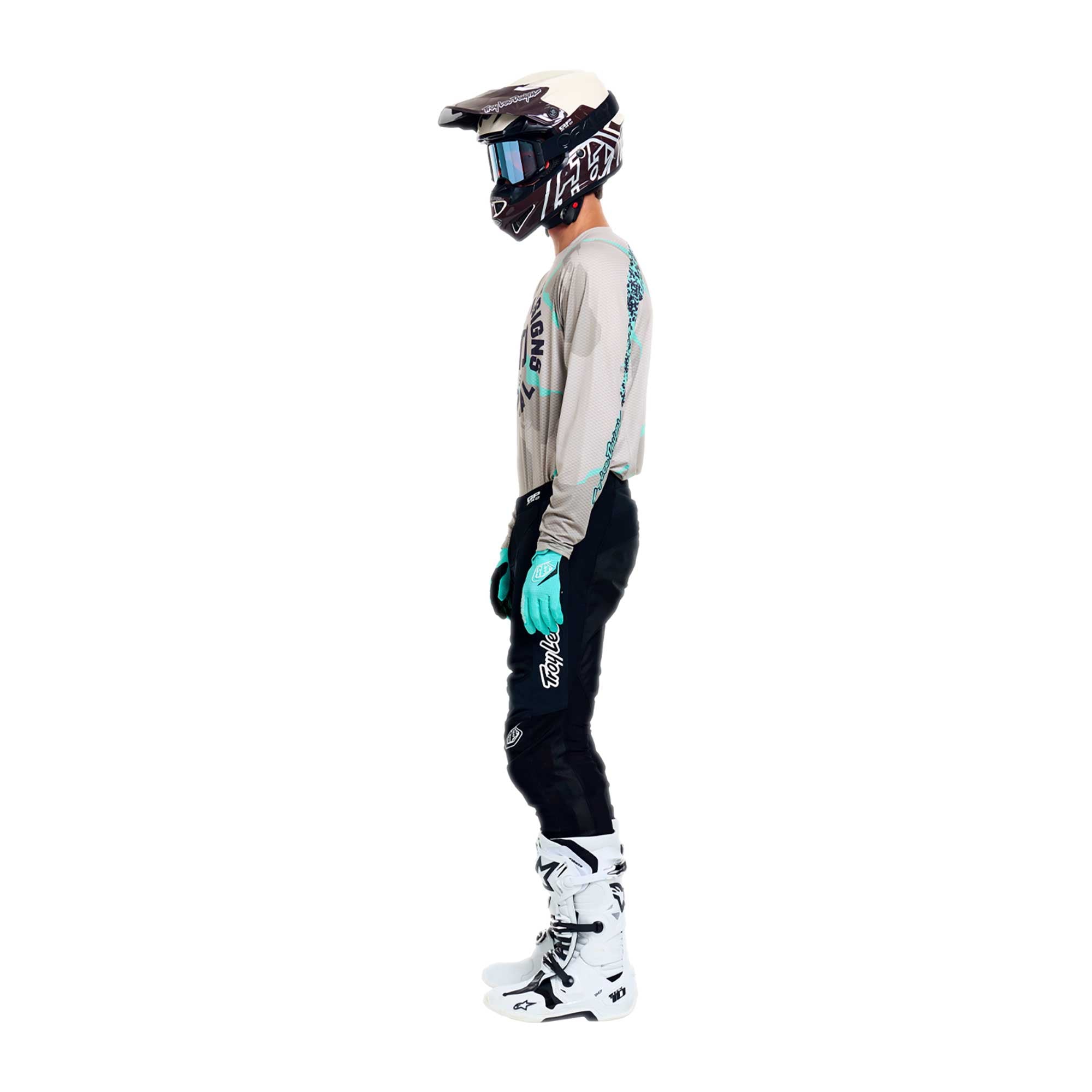 Troy Lee Designs MX | SX Jersey & Pant Kit Deal GP PRO AIR CAMO (Aqua Desert / Black)