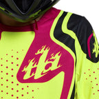Troy Lee Designs MX Youth Jersey - GP PRO ROLLER (Flo Yellow / Fuchsia)