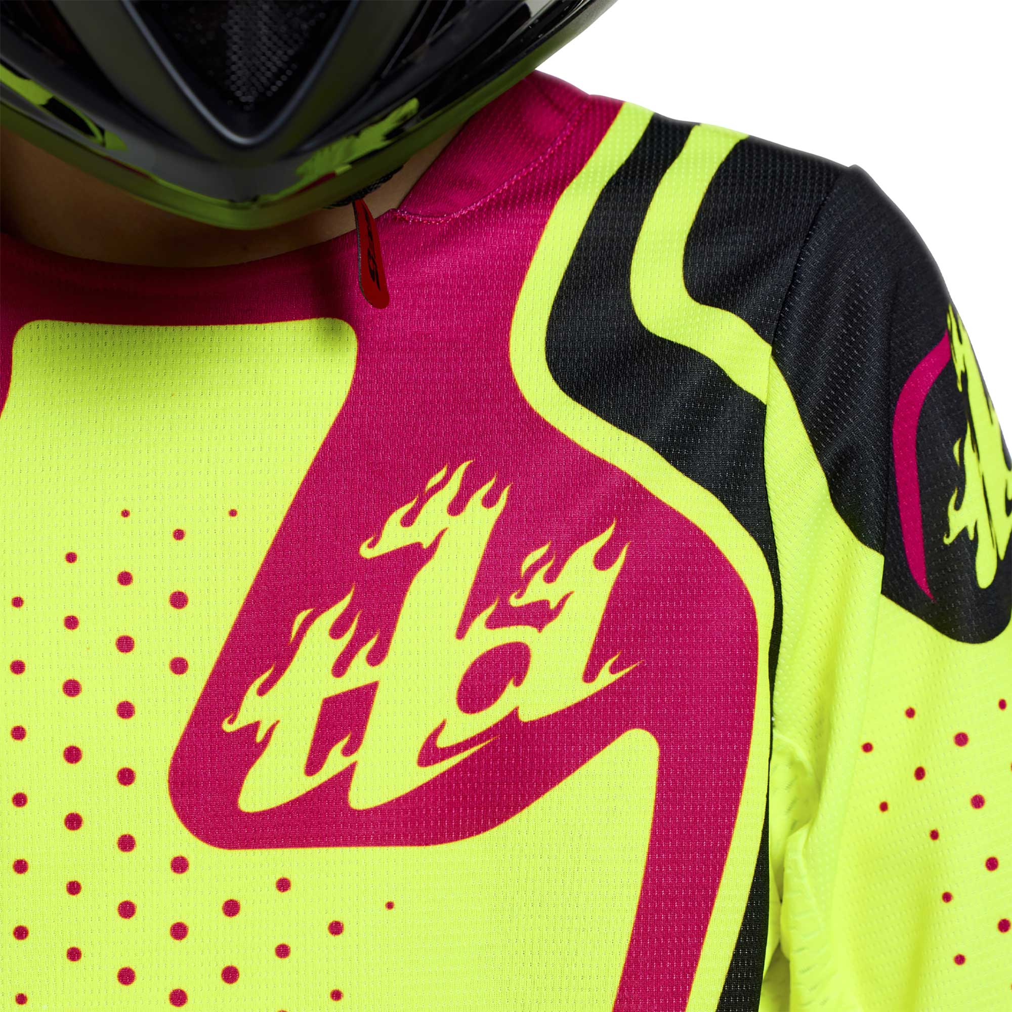 Troy Lee Designs YOUTH MX | SX Jersey & Pant Kit Deal GP PRO ROLLER (Flo Yellow / Fuchsia)
