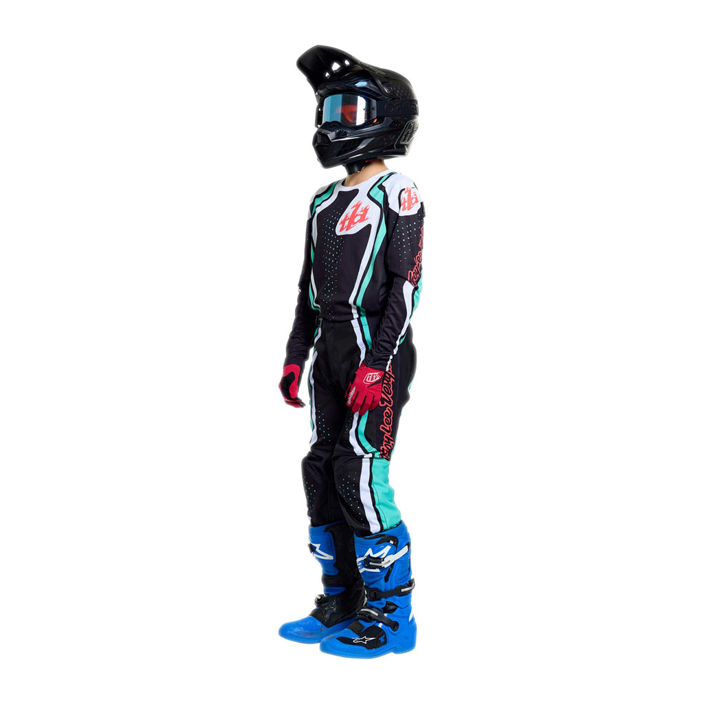 Troy Lee Designs YOUTH MX | SX Jersey & Pant Kit Deal GP PRO ROLLER (Black / Teal)