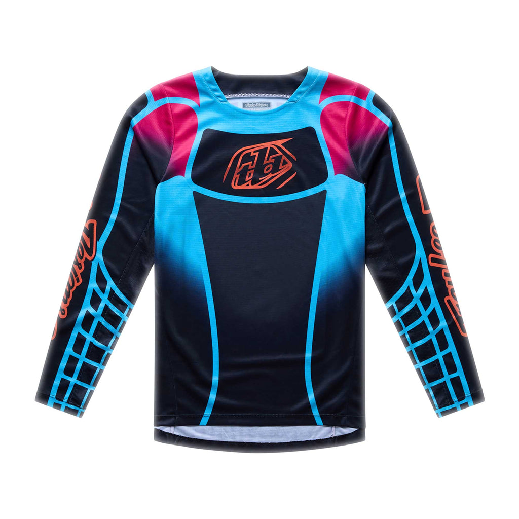 Troy Lee Designs YOUTH MX | SX Jersey & Pant Kit Deal GP PRO FRAMEWORK (Black / Cyan)