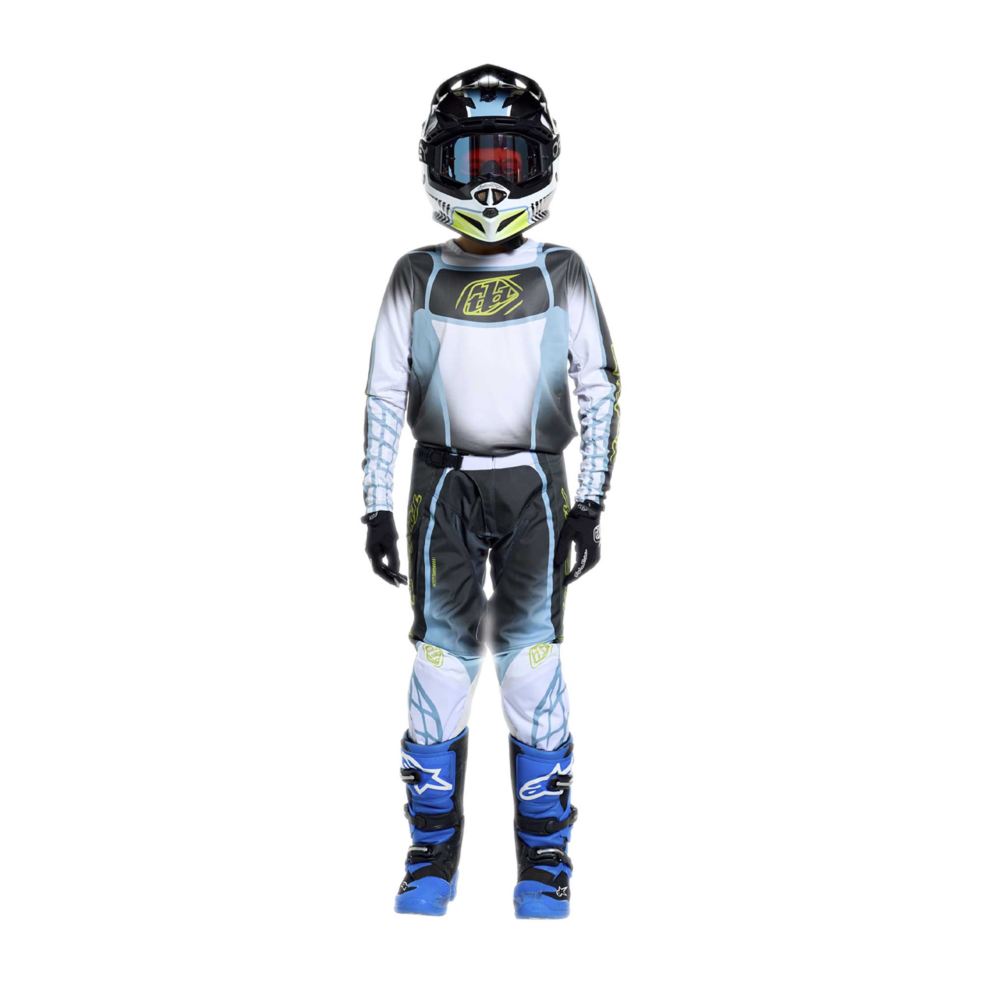 Troy Lee Designs YOUTH MX | SX Jersey & Pant Kit Deal GP PRO FRAMEWORK (Carbon / Gray)
