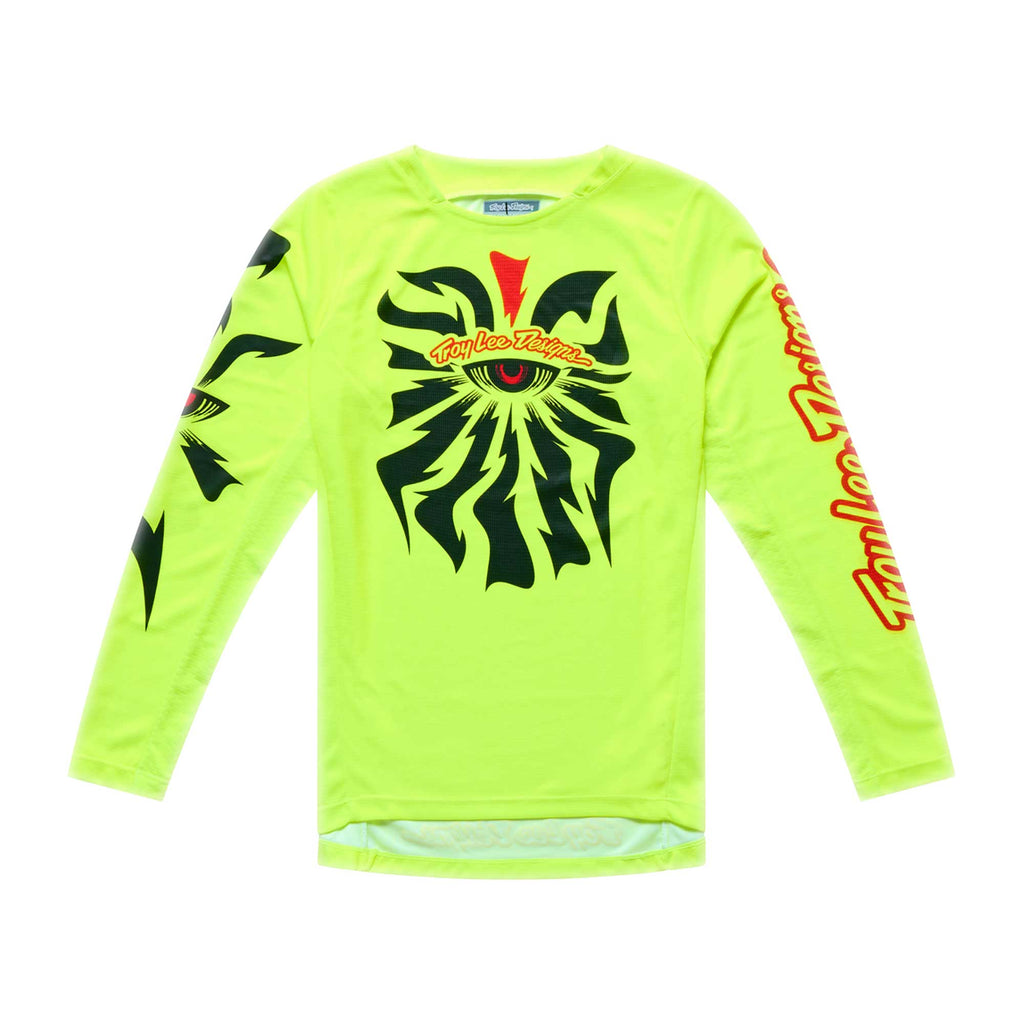 Troy Lee Designs YOUTH MX | SX Jersey & Pant Kit Deal GP PRO CYCLOPS (Flo Yellow / Fuchsia)