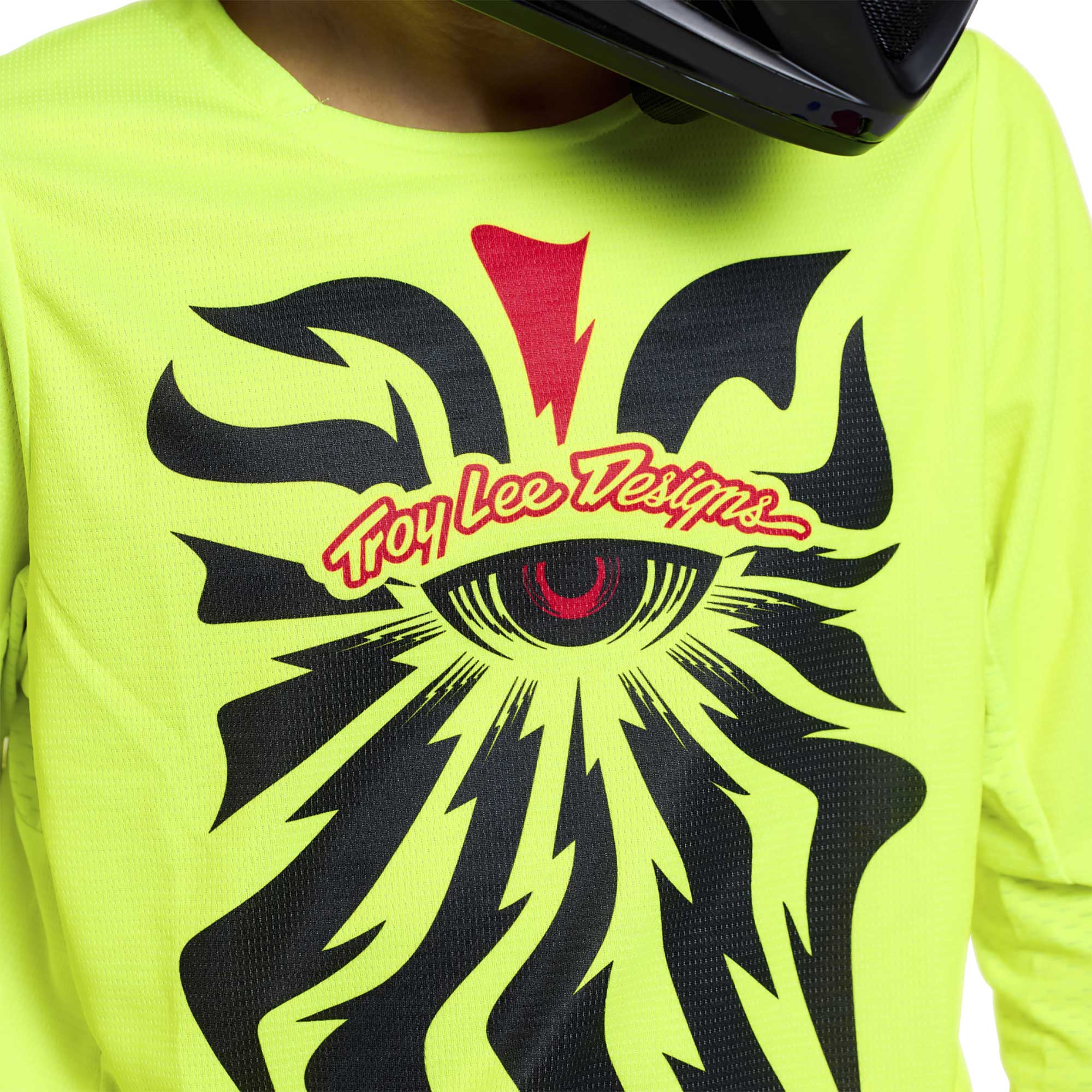 Troy Lee Designs YOUTH MX | SX Jersey & Pant Kit Deal GP PRO CYCLOPS (Flo Yellow / Fuchsia)