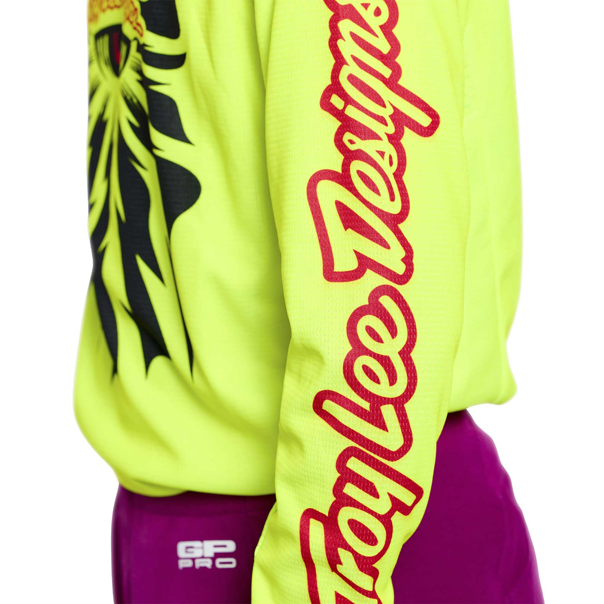 Troy Lee Designs YOUTH MX | SX Jersey & Pant Kit Deal GP PRO CYCLOPS (Flo Yellow / Fuchsia)