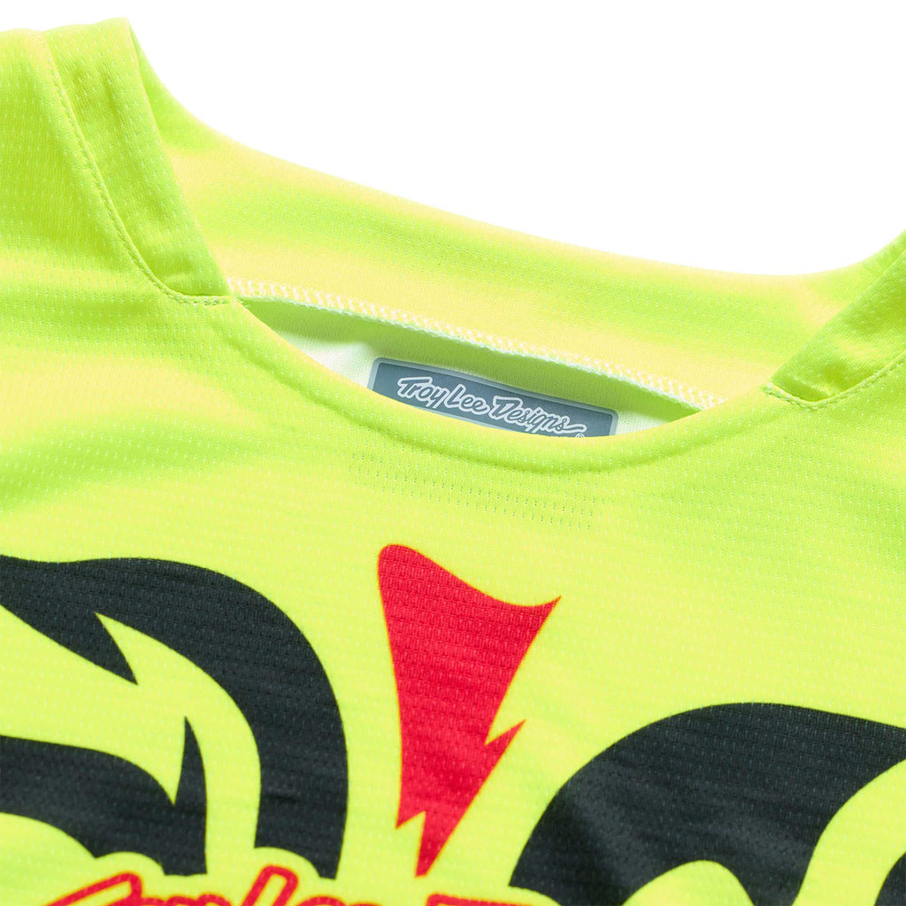Troy Lee Designs YOUTH MX | SX Jersey & Pant Kit Deal GP PRO CYCLOPS (Flo Yellow / Fuchsia)