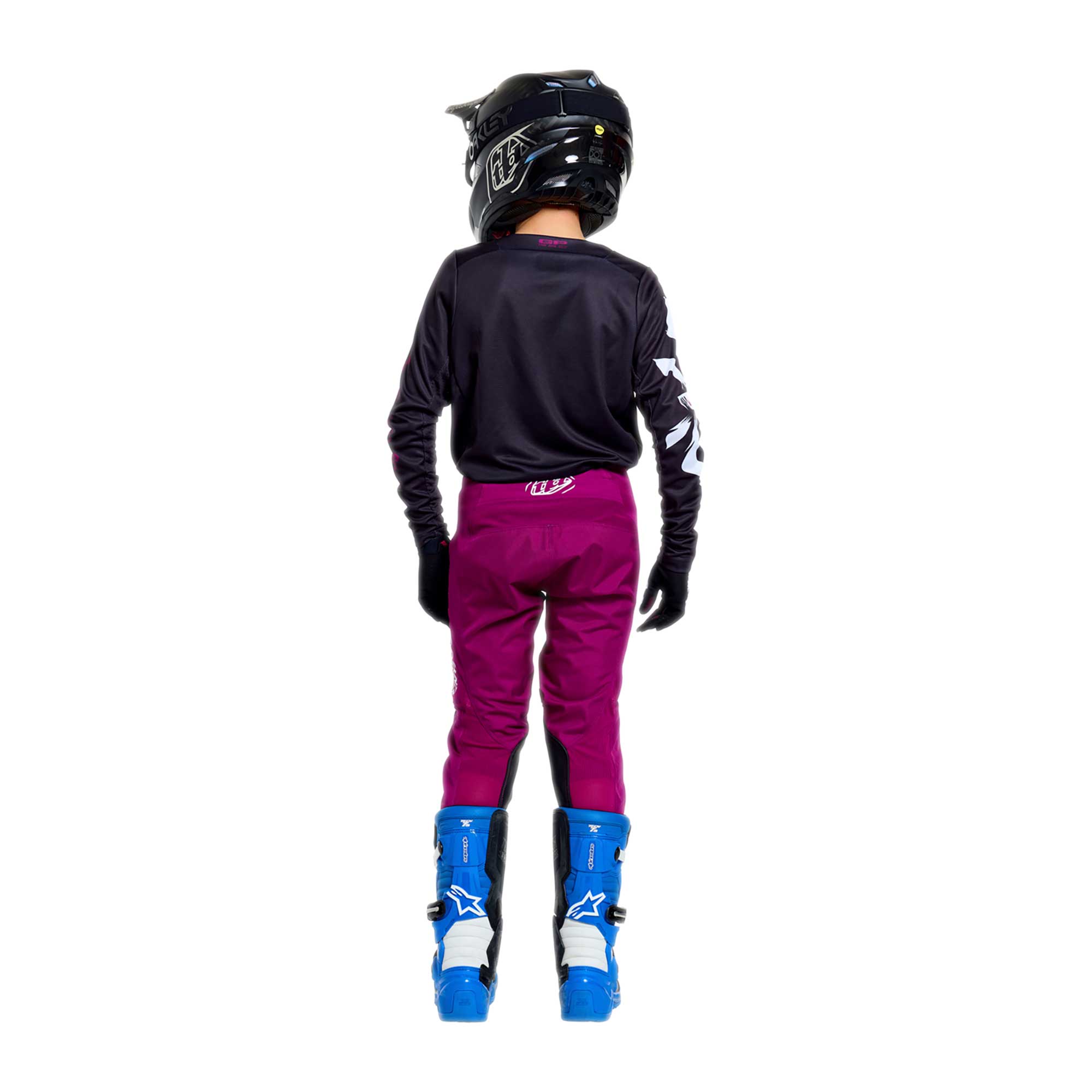 Troy Lee Designs YOUTH MX | SX Jersey & Pant Kit Deal GP PRO CYCLOPS (Black / Fuschia)