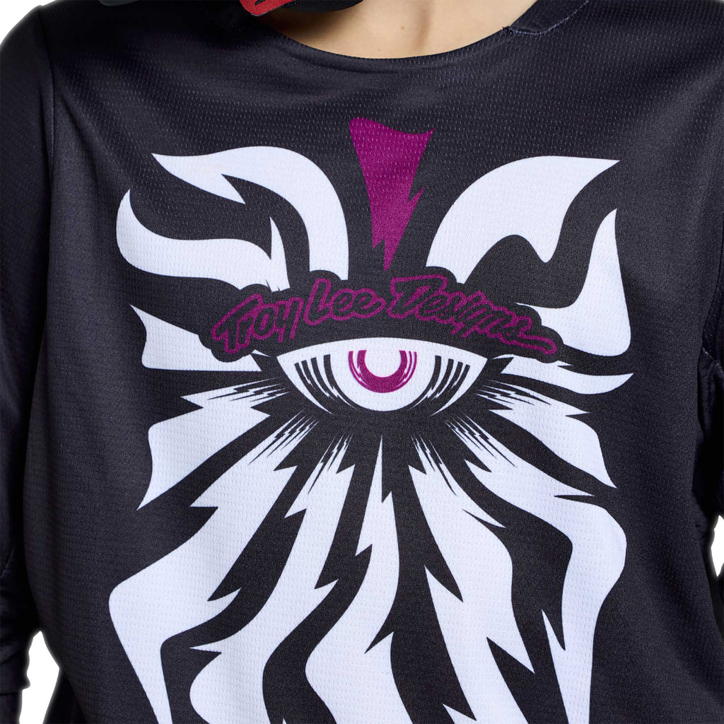 Troy Lee Designs YOUTH MX | SX Jersey & Pant Kit Deal GP PRO CYCLOPS (Black / Fuschia)