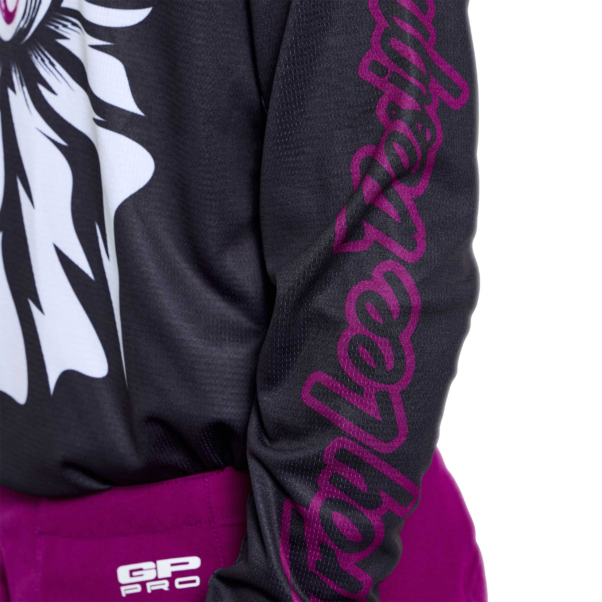 Troy Lee Designs YOUTH MX | SX Jersey & Pant Kit Deal GP PRO CYCLOPS (Black / Fuschia)