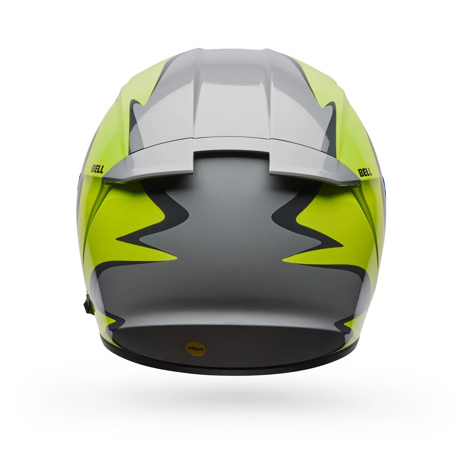 BELL Lithium MIPS Plus FLUID Motorcycle Helmet (Yellow Fluo/Black/Grey) Clear & Mirror Gold Visor