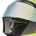 BELL Lithium MIPS Plus FLUID Motorcycle Helmet (Yellow Fluo/Black/Grey) Clear & Mirror Gold Visor