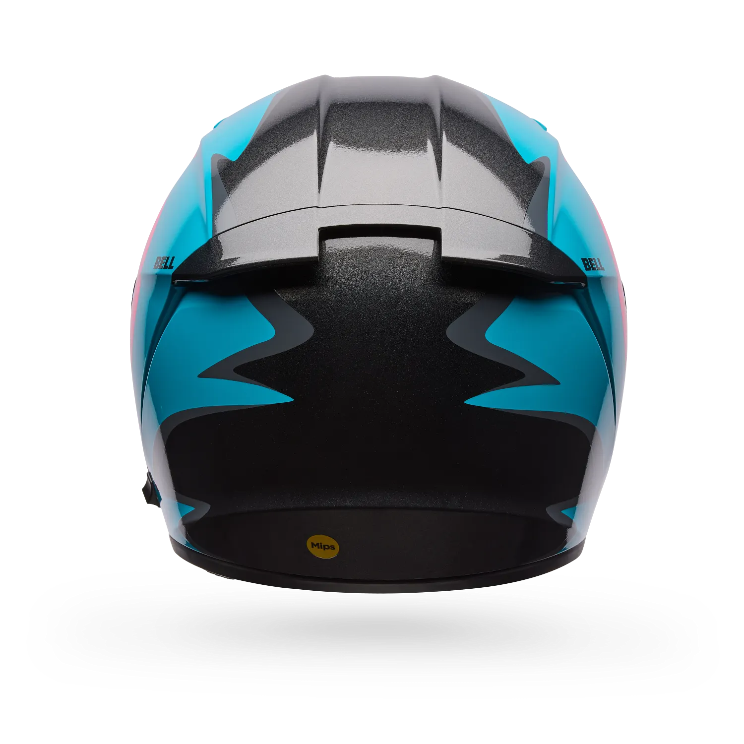 BELL Lithium MIPS Plus FLUID Motorcycle Helmet (Teal/Black/pink) Clear & Mirror Pink Visor