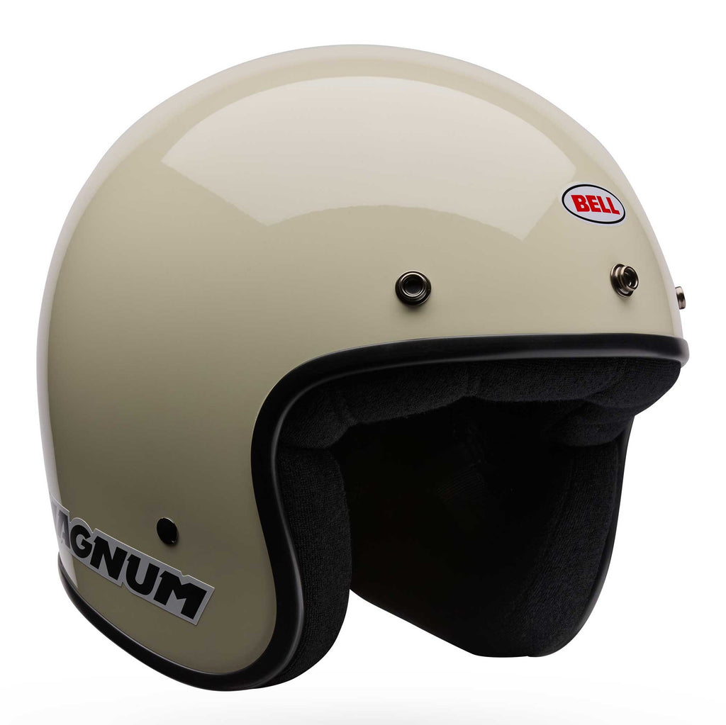 BELL Open Face Helmet - MAGNUM Solid (Vintage White)