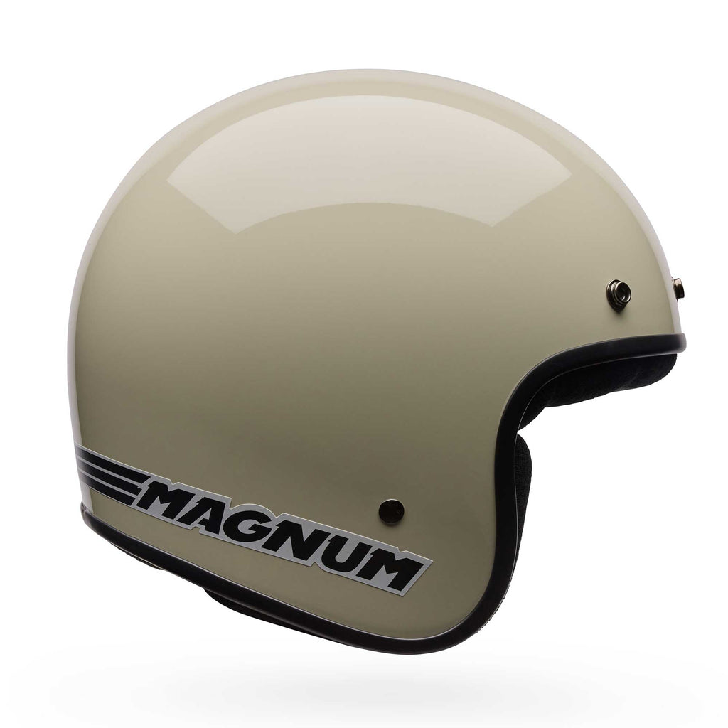 BELL Open Face Helmet - MAGNUM Solid (Vintage White)
