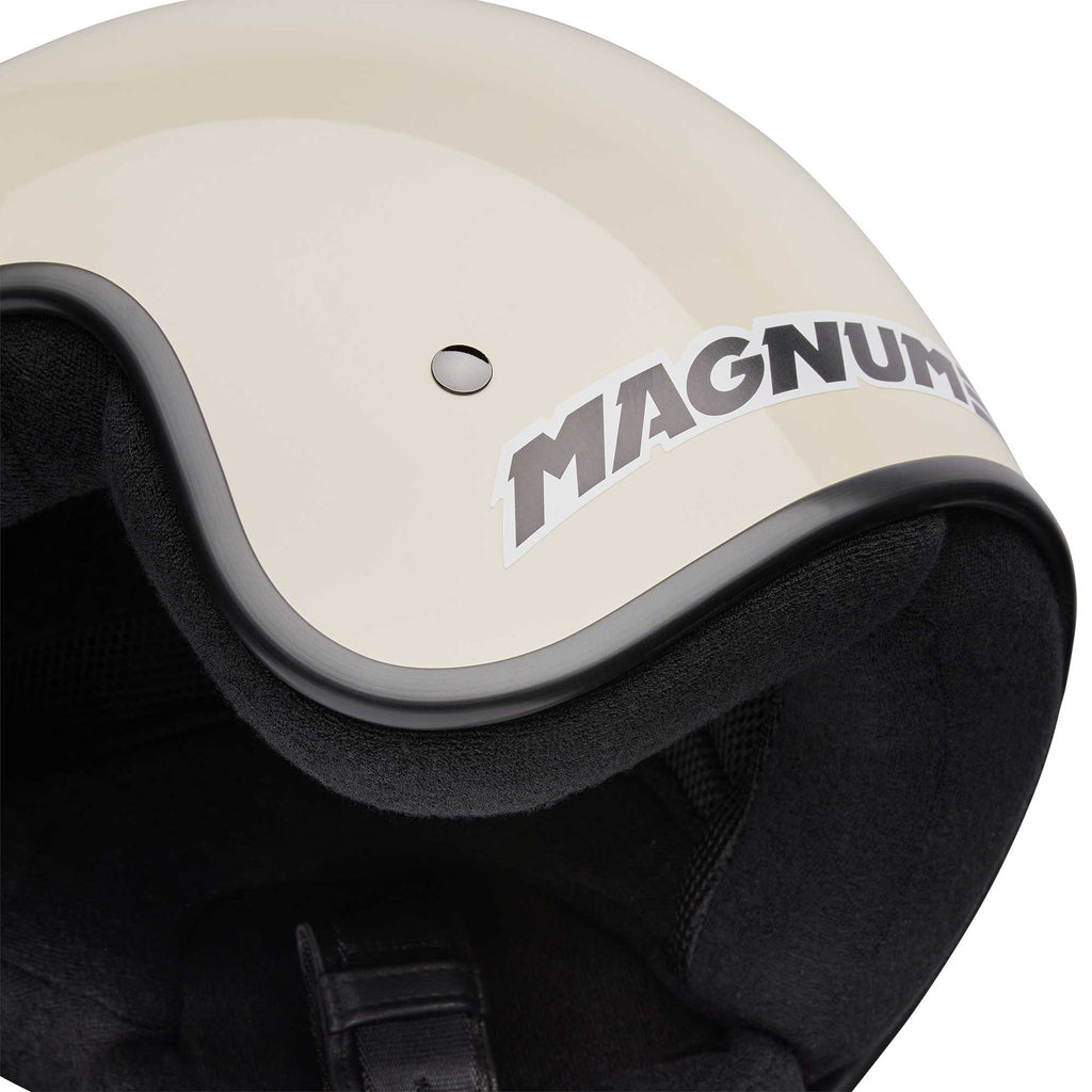 BELL Open Face Helmet - MAGNUM Solid (Vintage White)