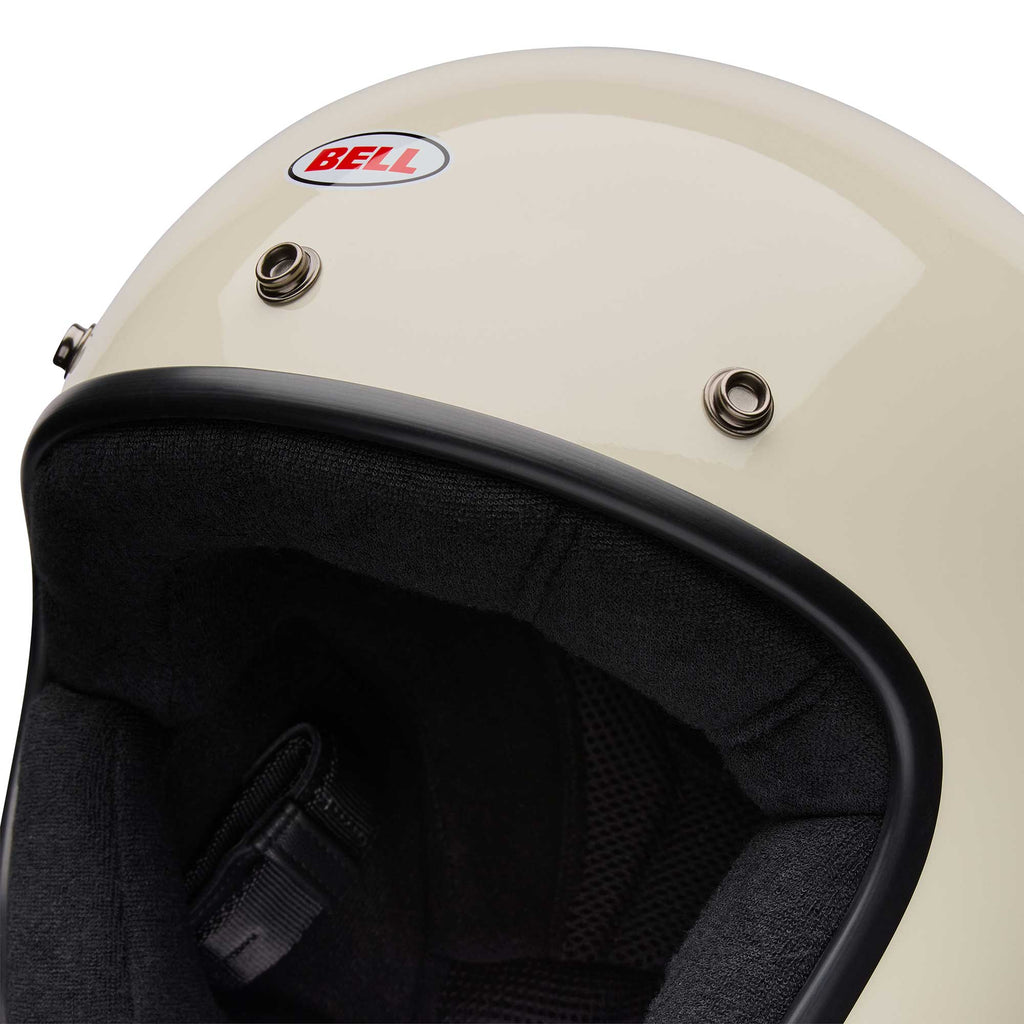 BELL Open Face Helmet - MAGNUM Solid (Vintage White)
