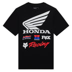 FOX Racing Mens T-Shirt - HONDA 195 Original SS TEE (Black)