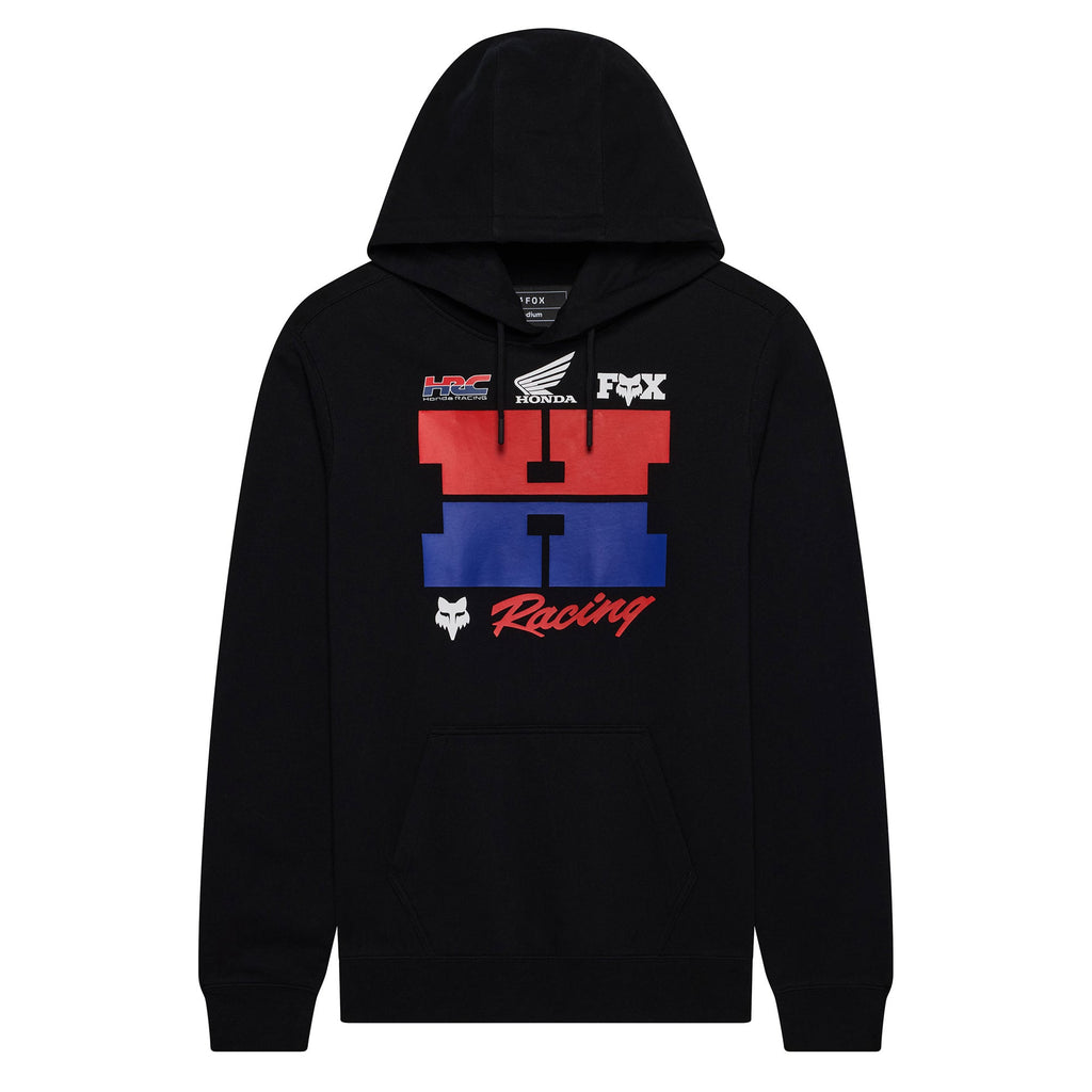 FOX Racing Mens Hoodie - HONDA Fleece Pullover (Black)