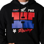 FOX Racing Mens Hoodie - HONDA Fleece Pullover (Black)