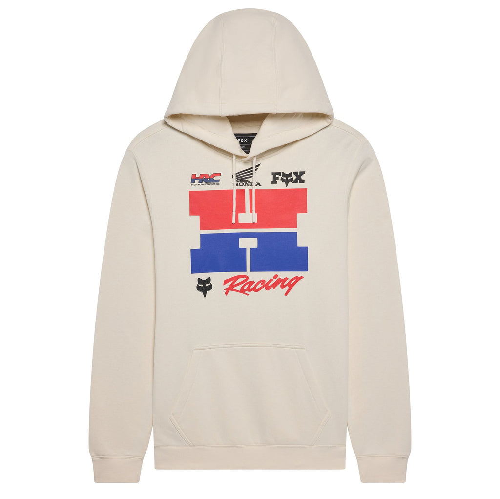 FOX Racing Mens Hoodie - HONDA Fleece Pullover (Off White)