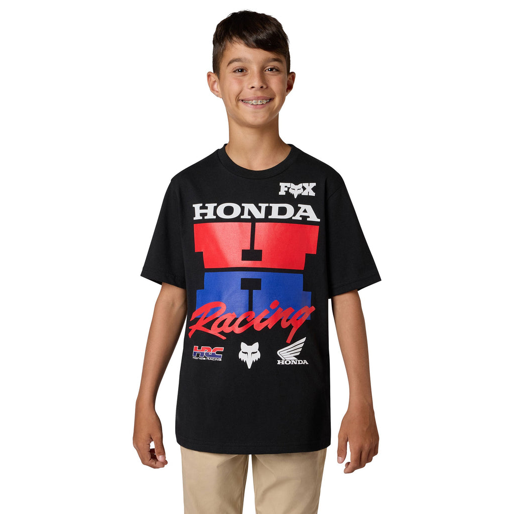 FOX Racing Youth T-Shirt - HONDA SS TEE (Ultra Black)