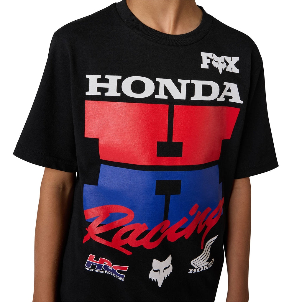 FOX Racing Youth T-Shirt - HONDA SS TEE (Ultra Black)